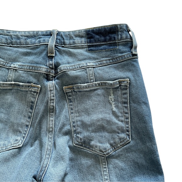 AMO Seamed Chelsea High Rise Slim Fit Long Denim Jeans Deeply, size 25 - Picture 10 of 14